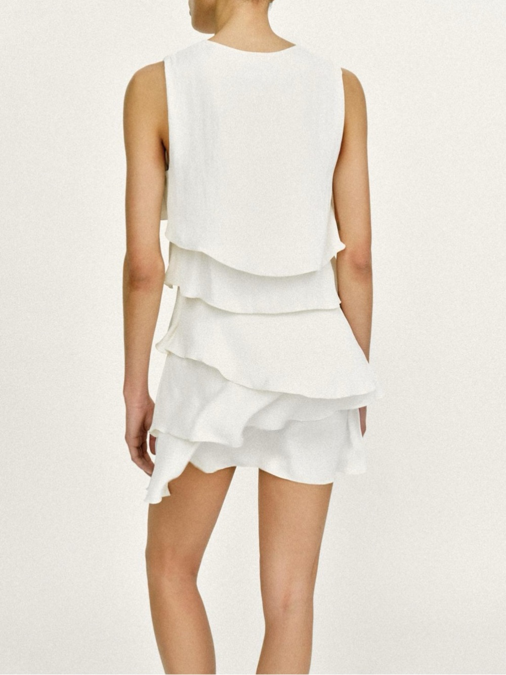 Zara Short Ruffled Dress - Picture 2 of 7